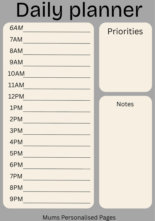Daily Planner (Digital)