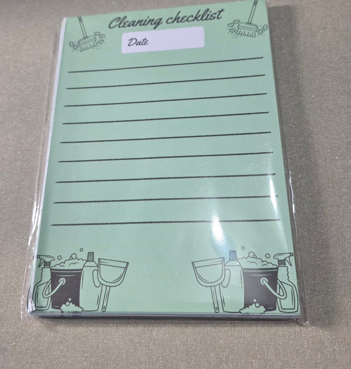 Cleaning checklist