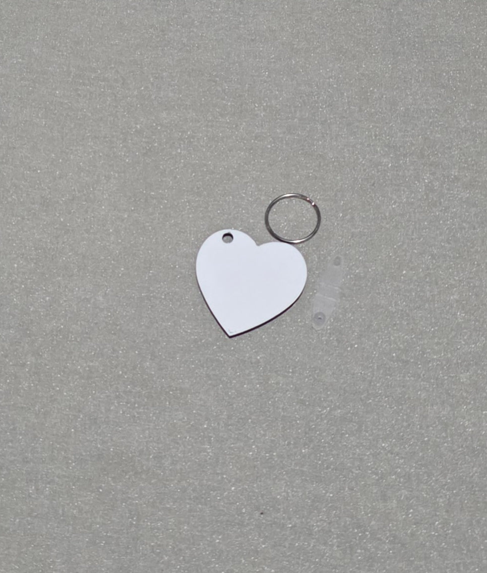 Heart keyring