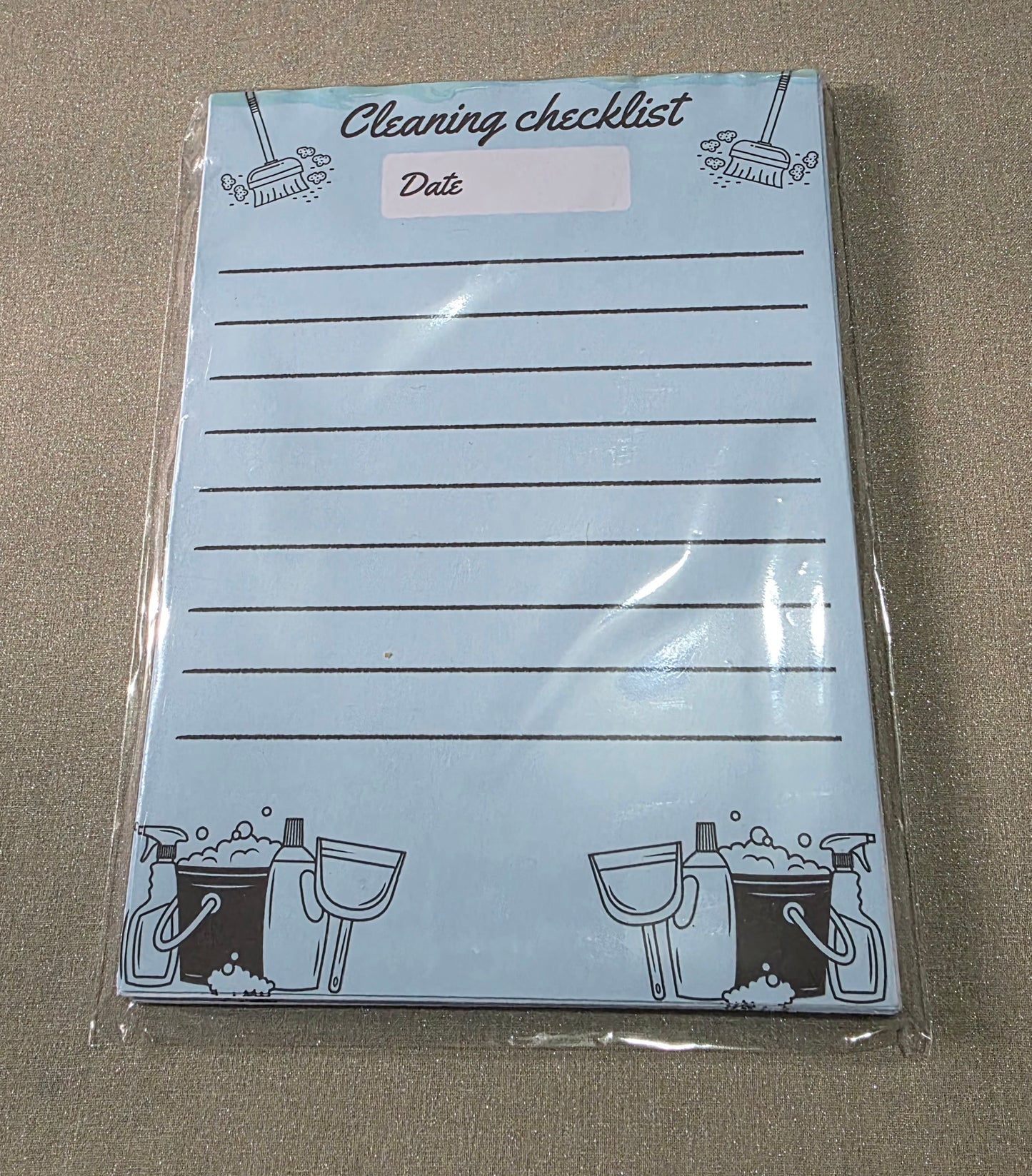 Cleaning checklist