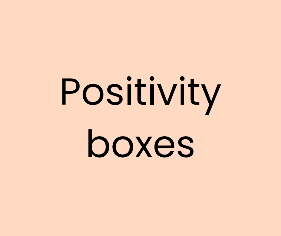 Positivity boxes