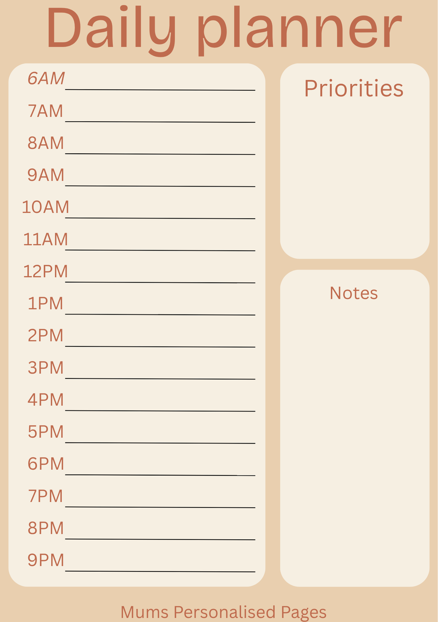 Daily Planner (Digital)