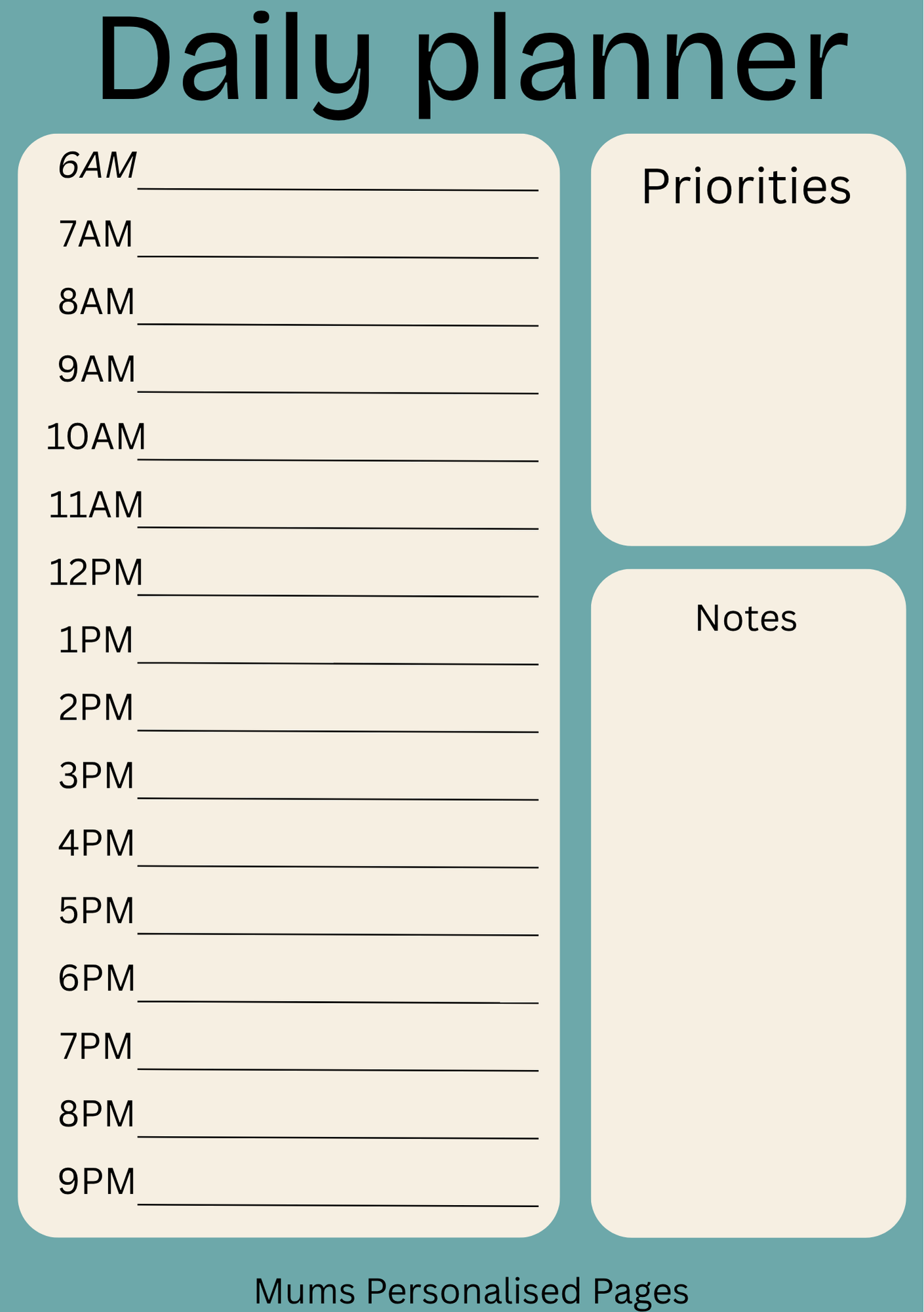 Daily Planner (Digital)