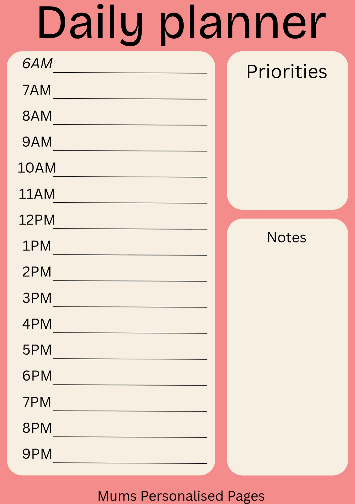 Daily Planner (Digital)