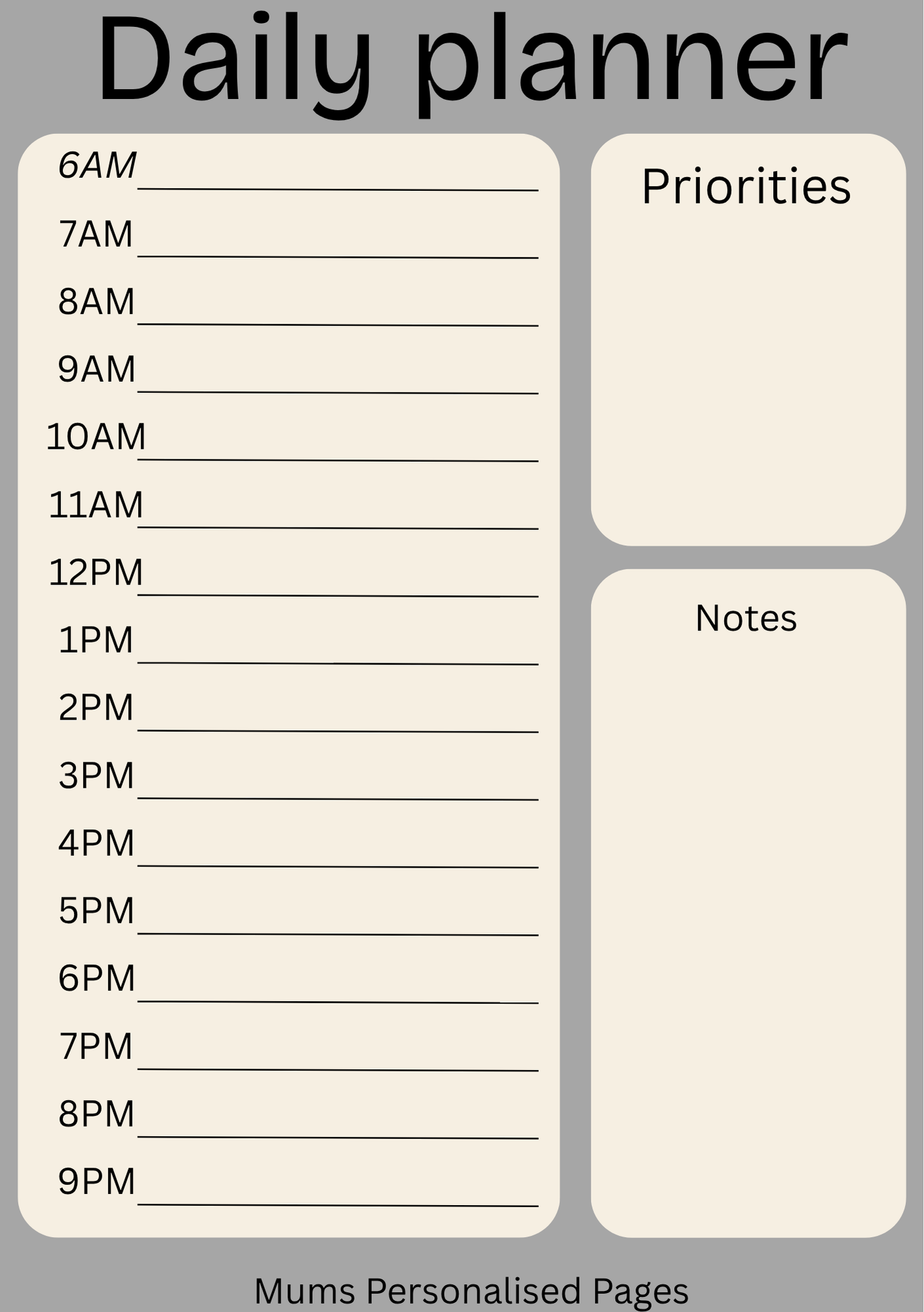 Daily Planner (Digital)