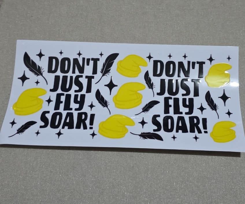 16oz glass with wrap