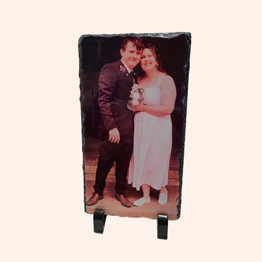 Gloss rectangle photo slate (23.5×13.5×2.7cm)