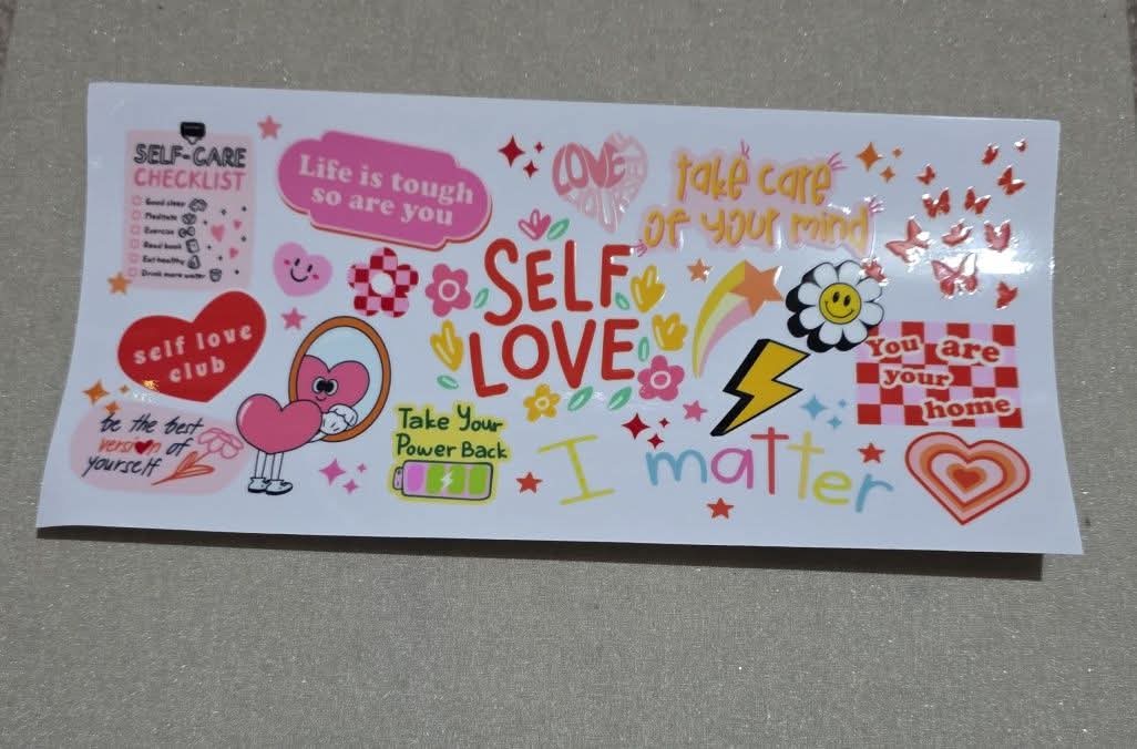 16oz glass with wrap