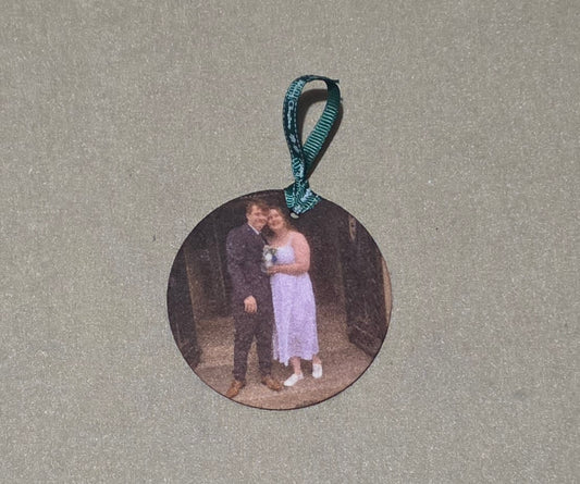 Add your own photo Christmas bauble